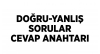 04. Doğru-Yanlış Sorular Cevap Anahtarı